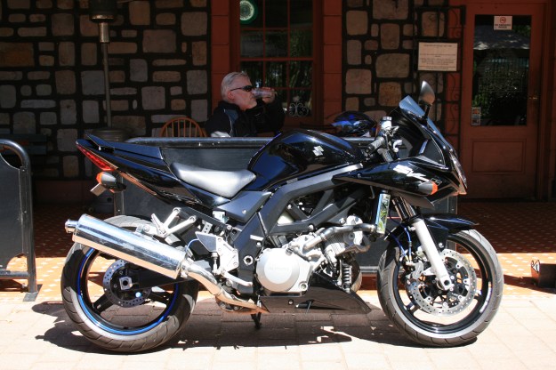 a soft drink and a cigarette..