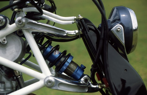 Twin wishbone front end is a primary safety feature.