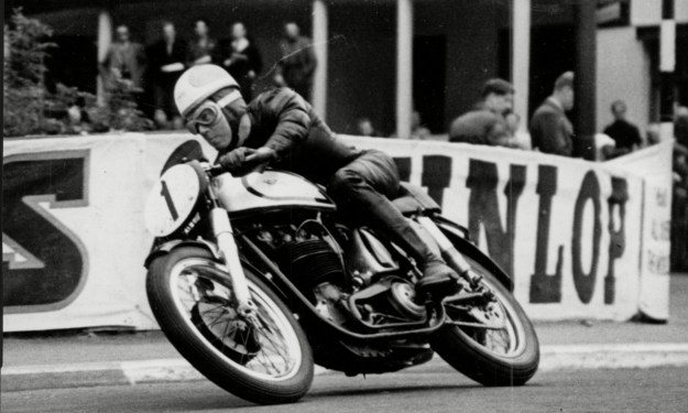 Duke on the Norton.