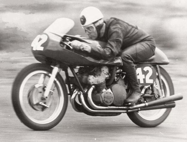 World Champion Geoff Duke at Hesketh1 - Copy