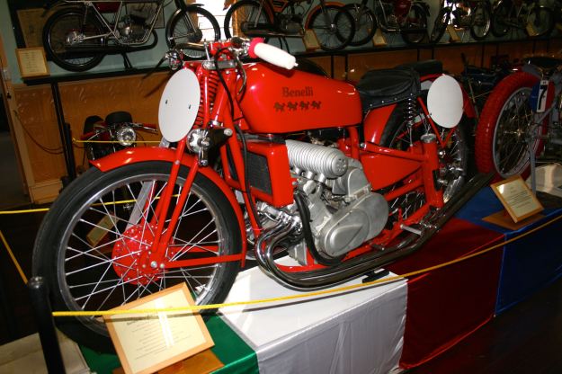 1939 Supercharged 250cc Benelli GP replica.